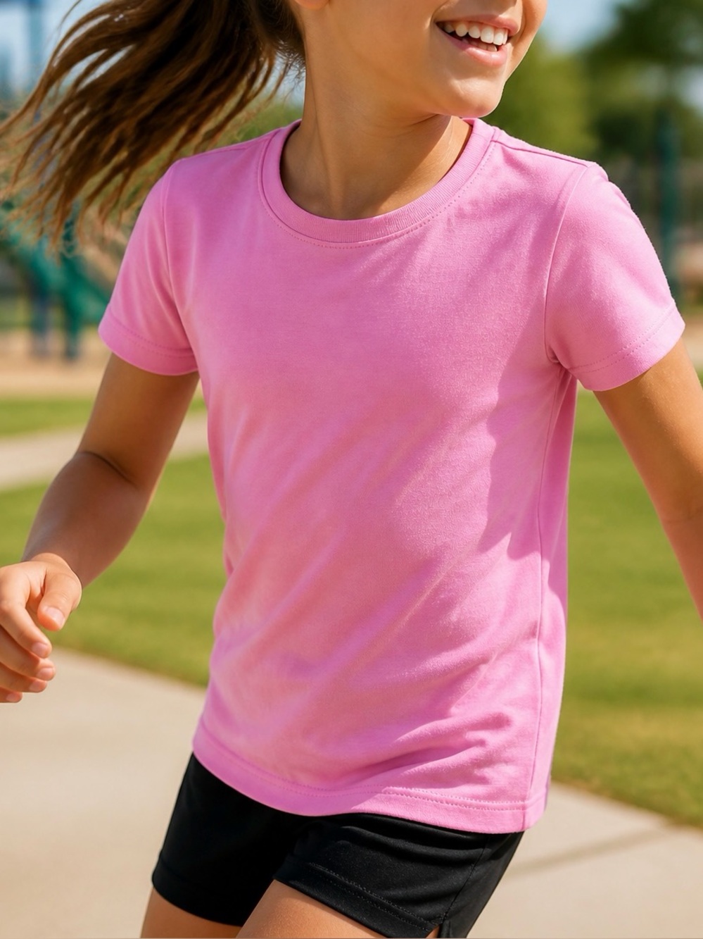 Active Tee with Short Sleeves - Large Plus